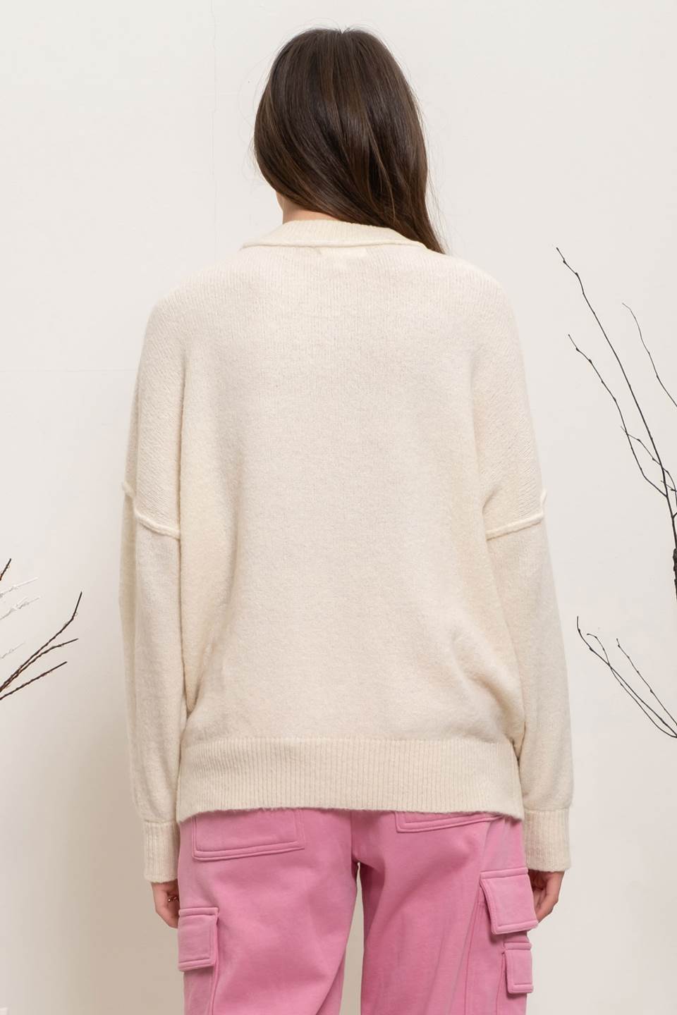SOLID KNIT PULLOVER