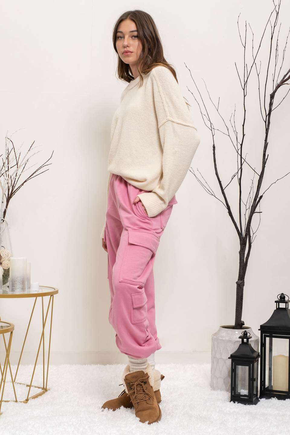 SOLID KNIT PULLOVER