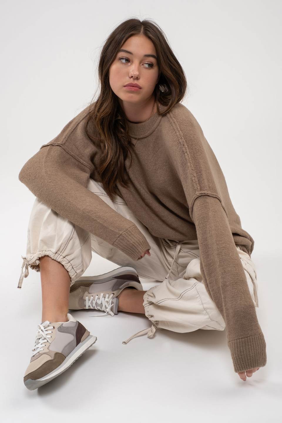 SOLID KNIT PULLOVER