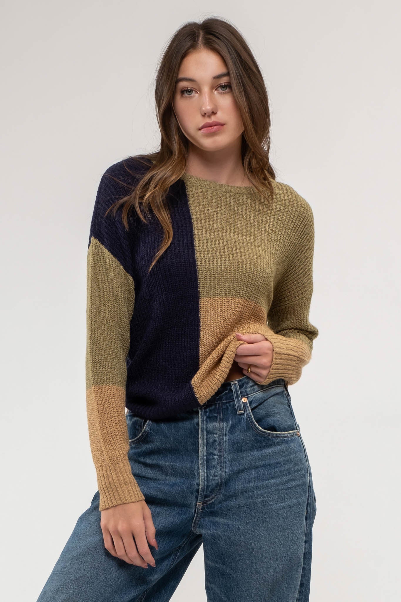 JERSEY DE PUNTO COLORBLOCK PLUS