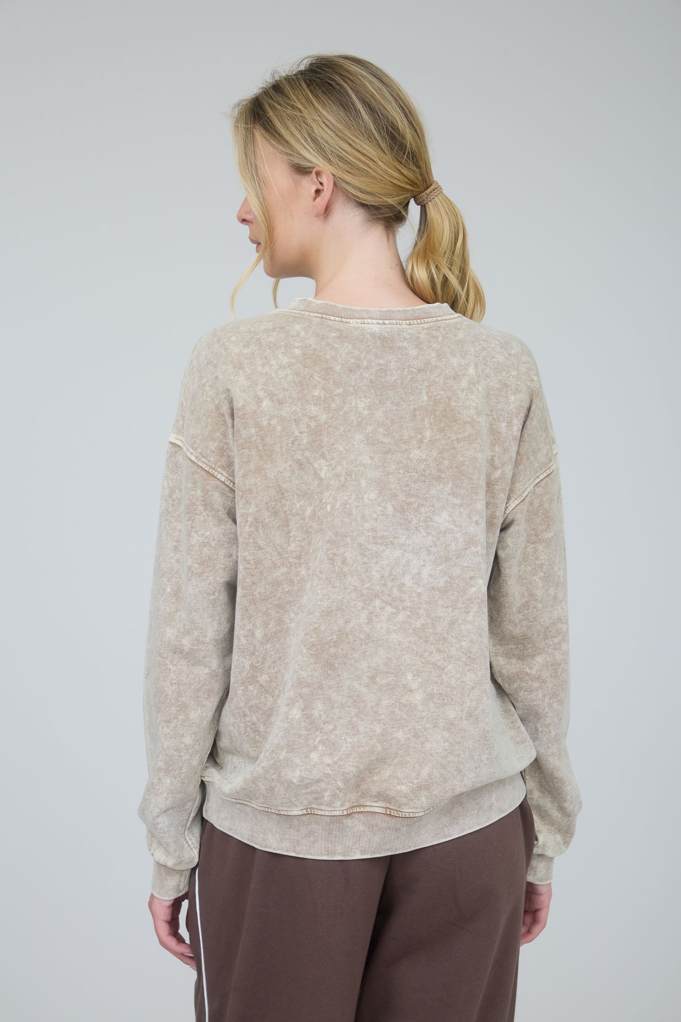 WILD WEST GRAPHIC LONG SLEEVE KNIT TOP