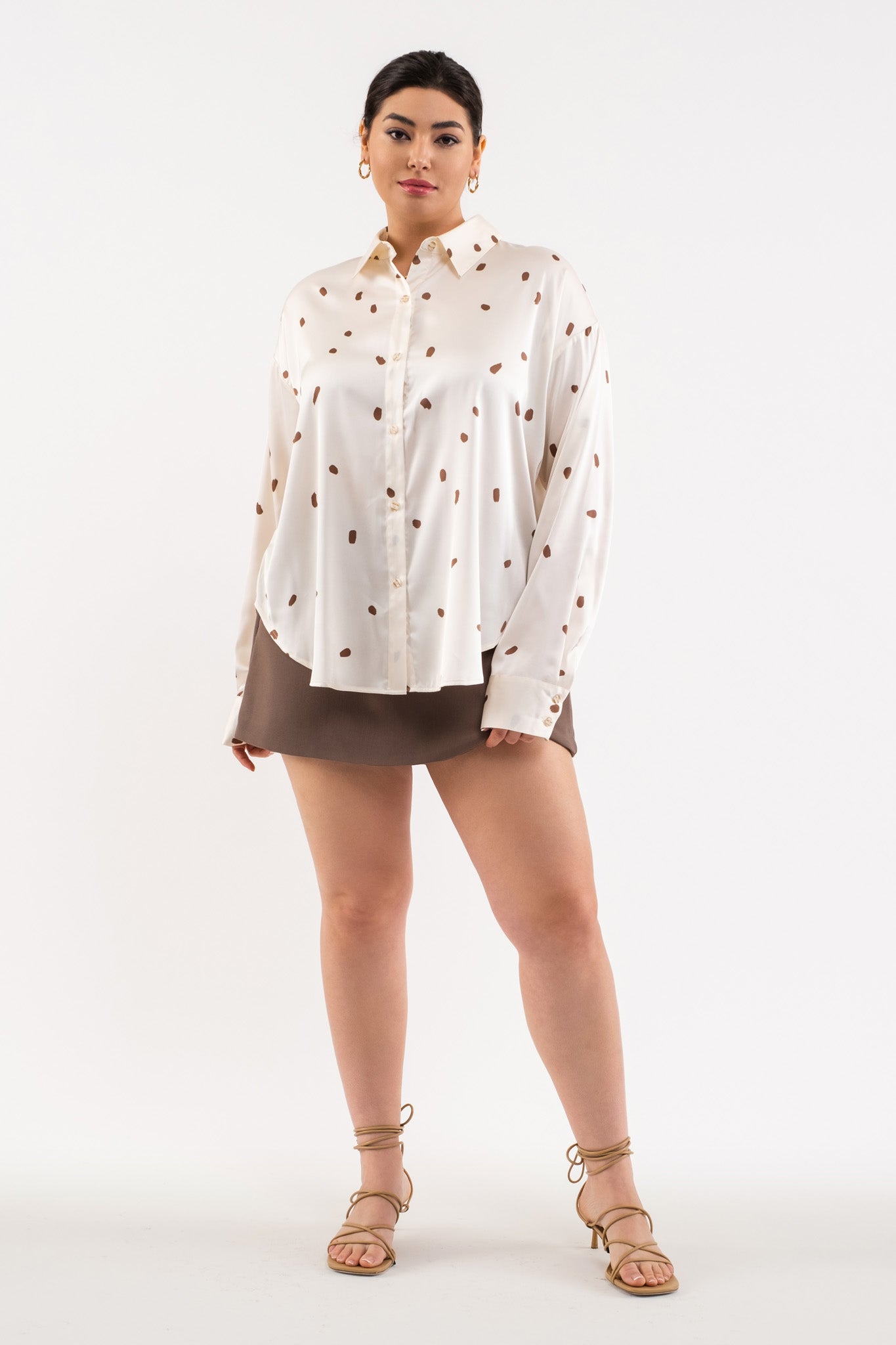 PLUS BRUSH STROKE BUTTON UP TOP