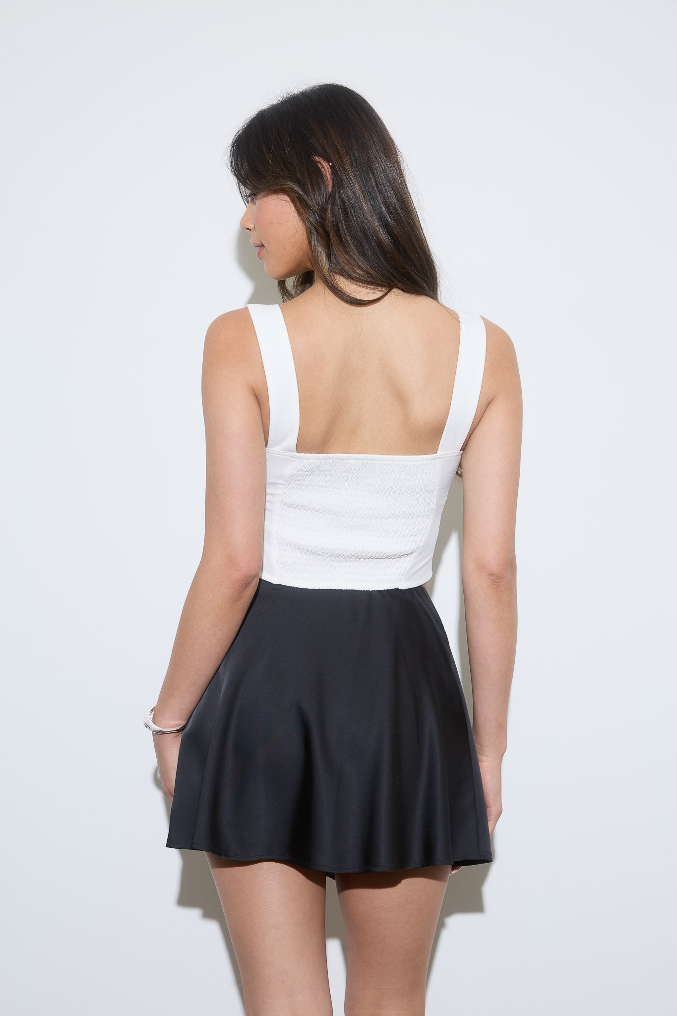 SWEETHEART FRONT RIBBON BOW TIE SLEEVELESS TOP (PRE-ORDER)