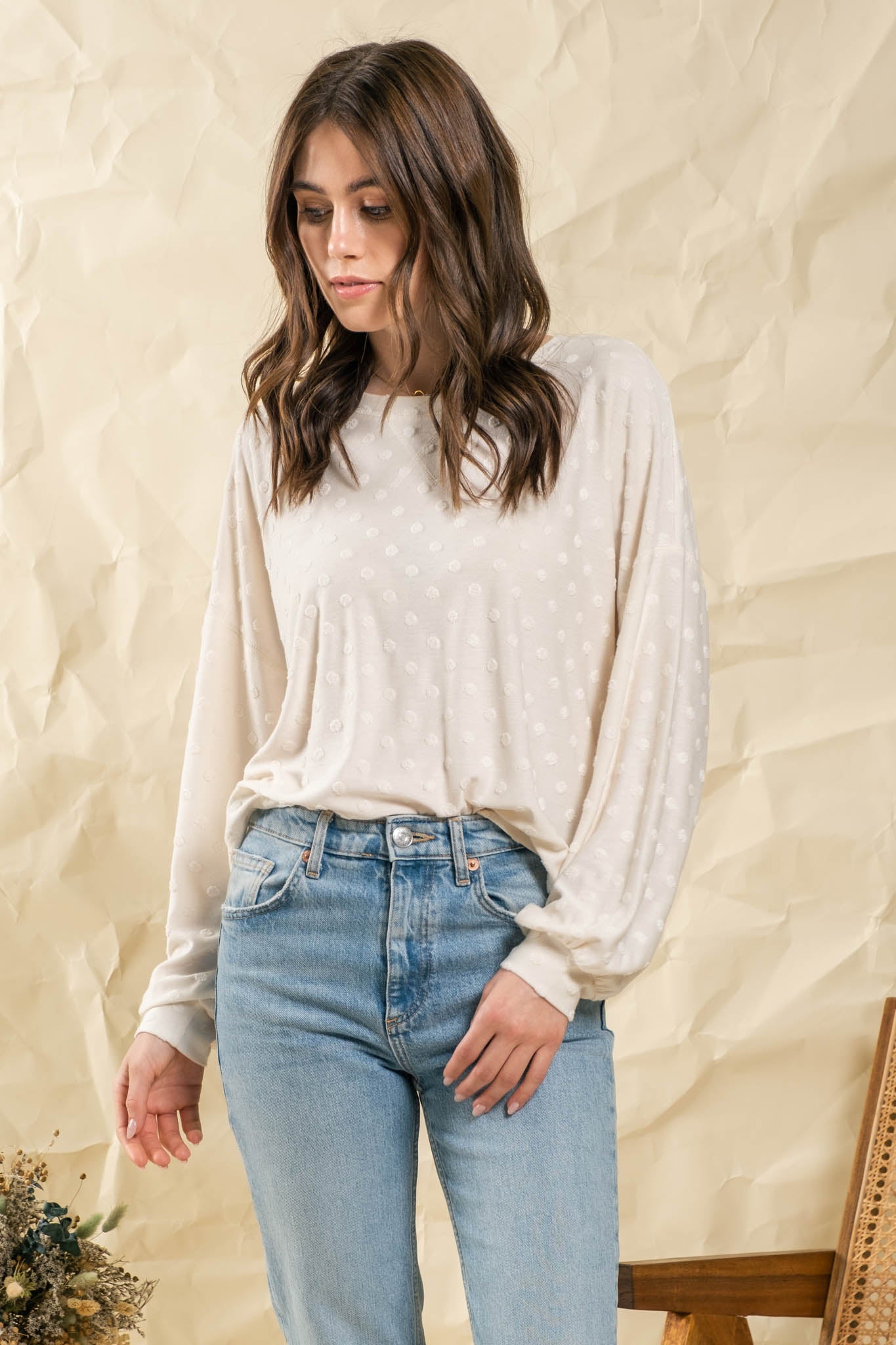 POLKA DOT COZY TOP