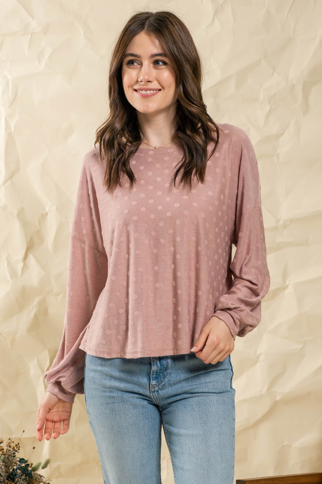 POLKA DOT COZY TOP