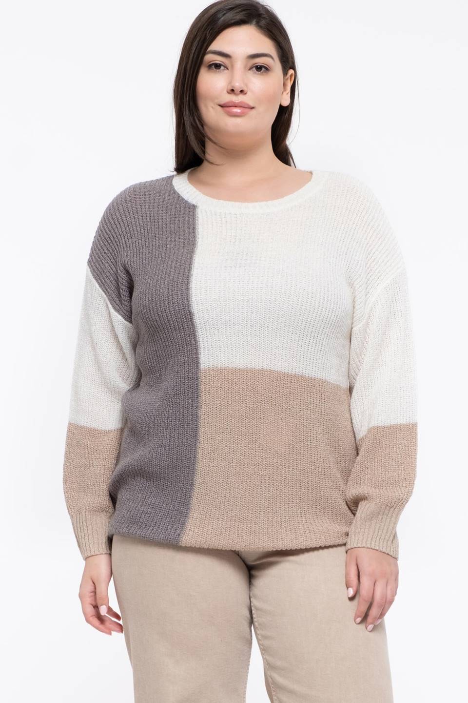 JERSEY DE PUNTO COLORBLOCK PLUS