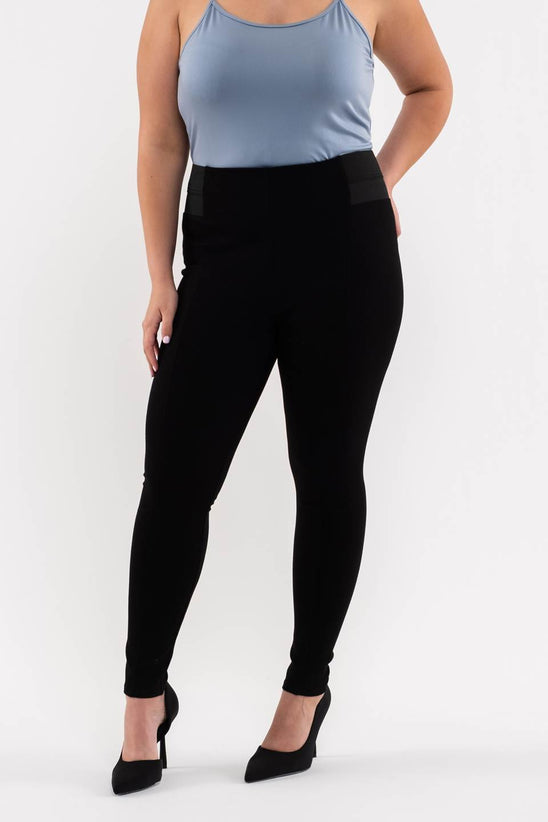 PLUS SIDE ELASTIC SKINNY BOTTOMS