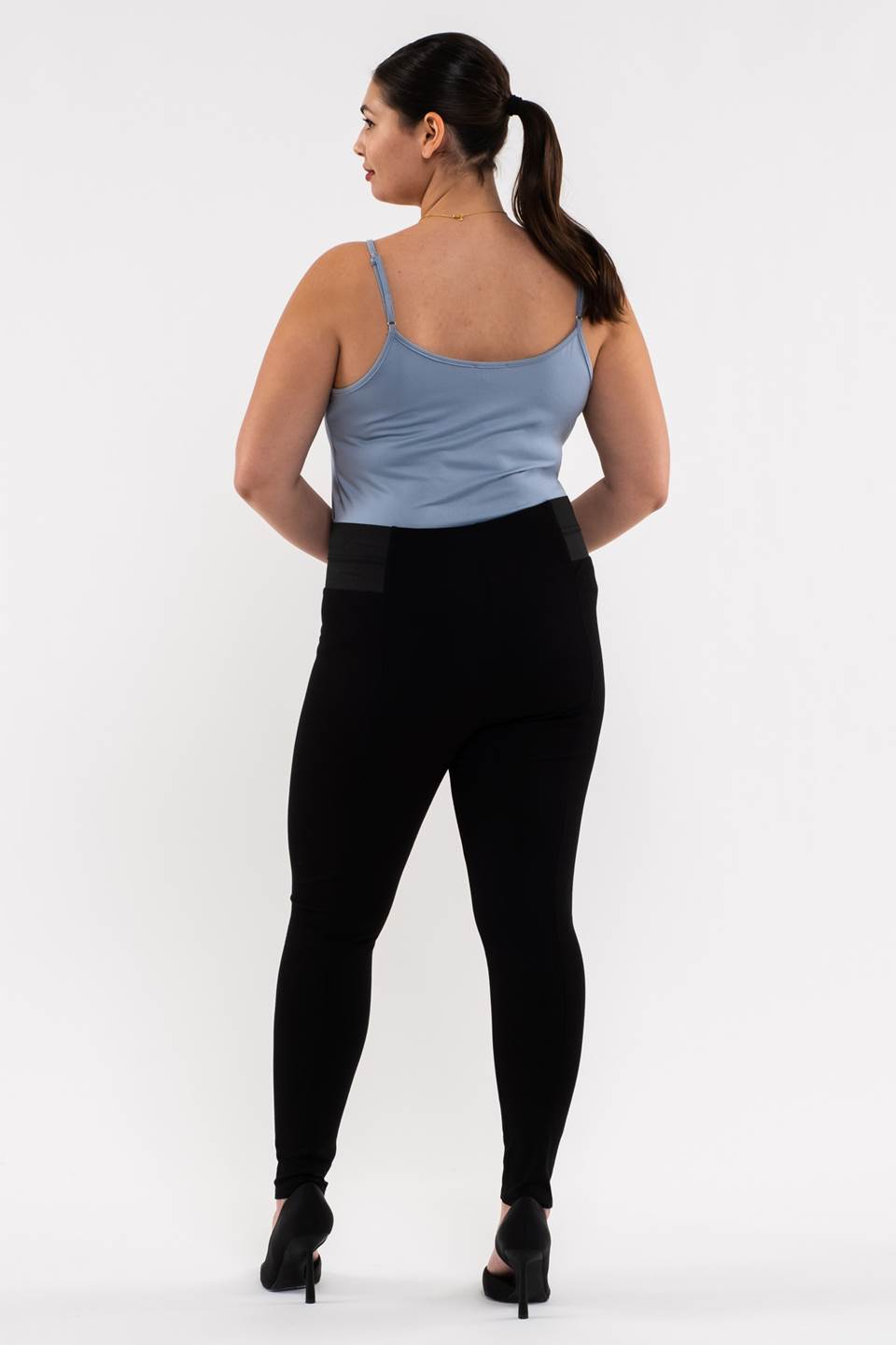 PLUS SIDE ELASTIC SKINNY BOTTOMS